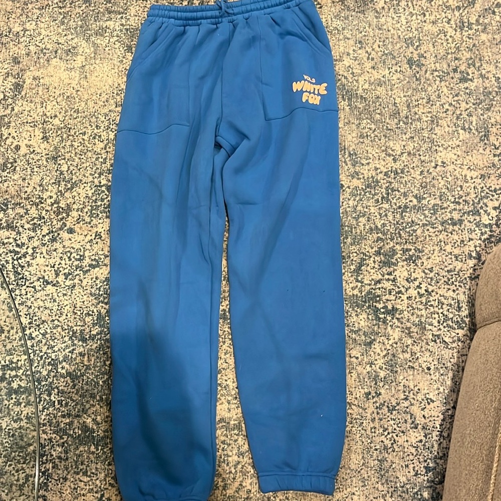 White Fox- Offstage Sweatpants Azure